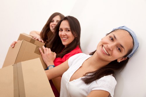 Secure self storage corridor with clean, dry units in Hook
